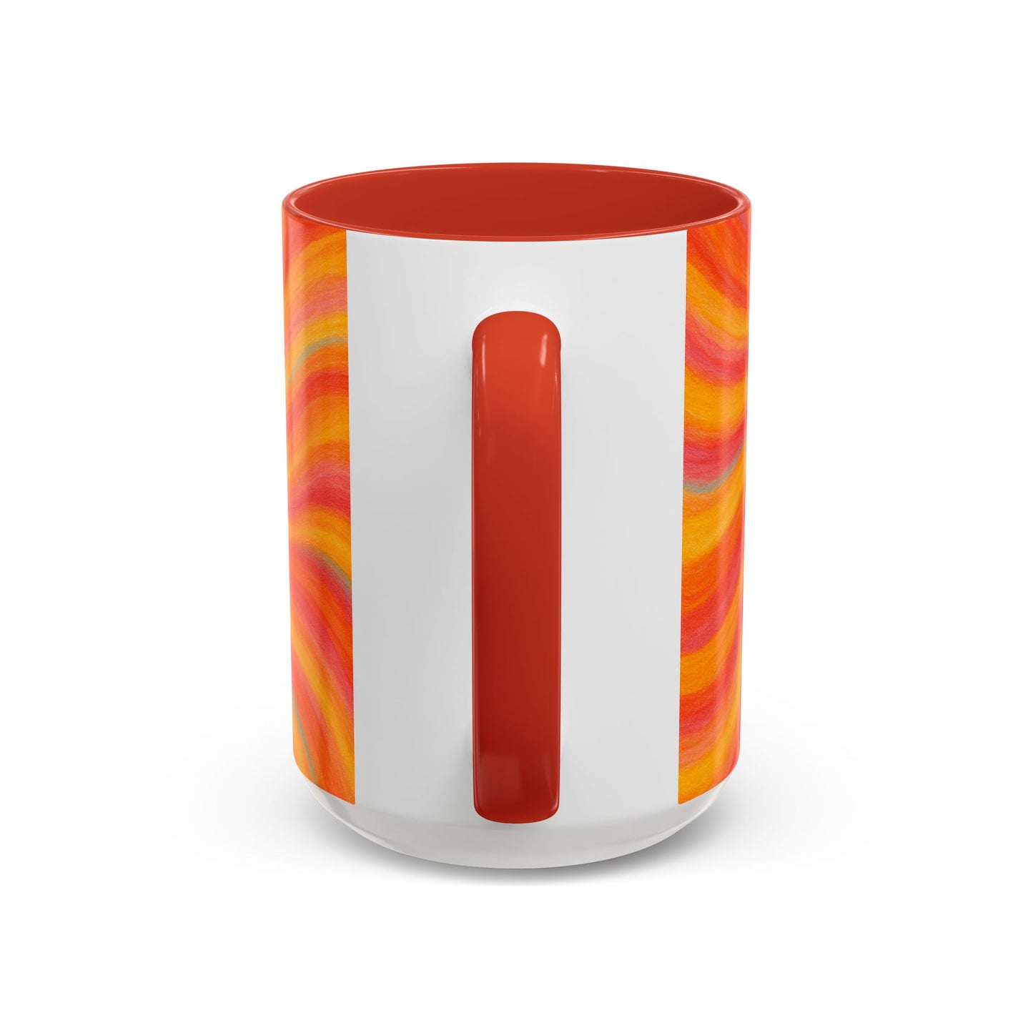 Solar Burst Abstract Mug – Radiant Full-Wrap Design