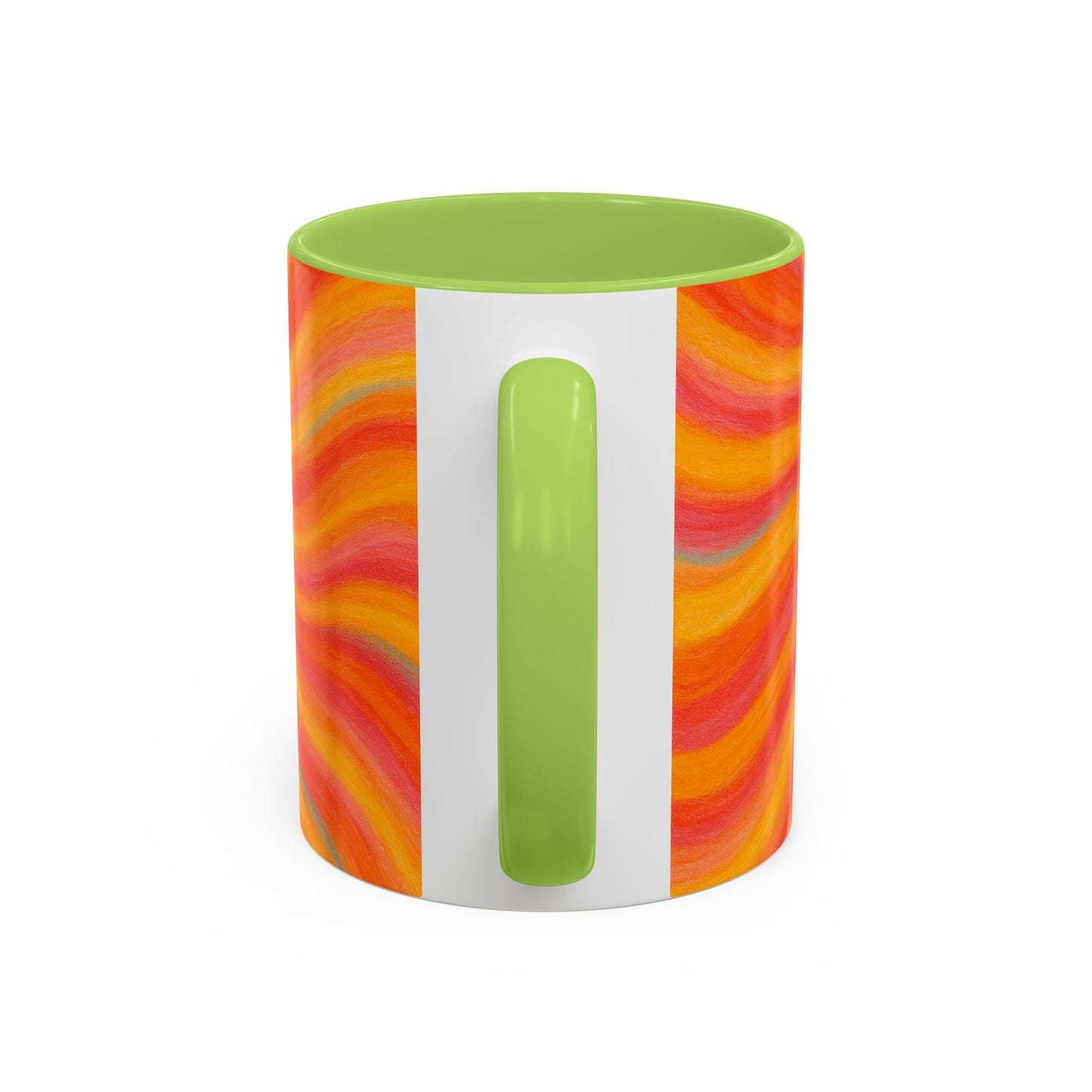 Solar Burst Abstract Mug – Radiant Full-Wrap Design