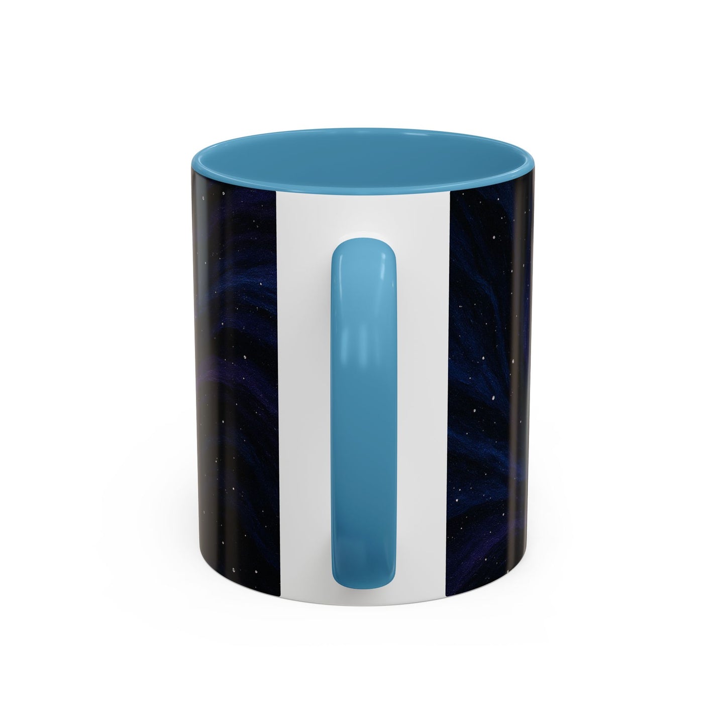 Stellar Drift Abstract Mug – Deep Space Swirl Full-Wrap