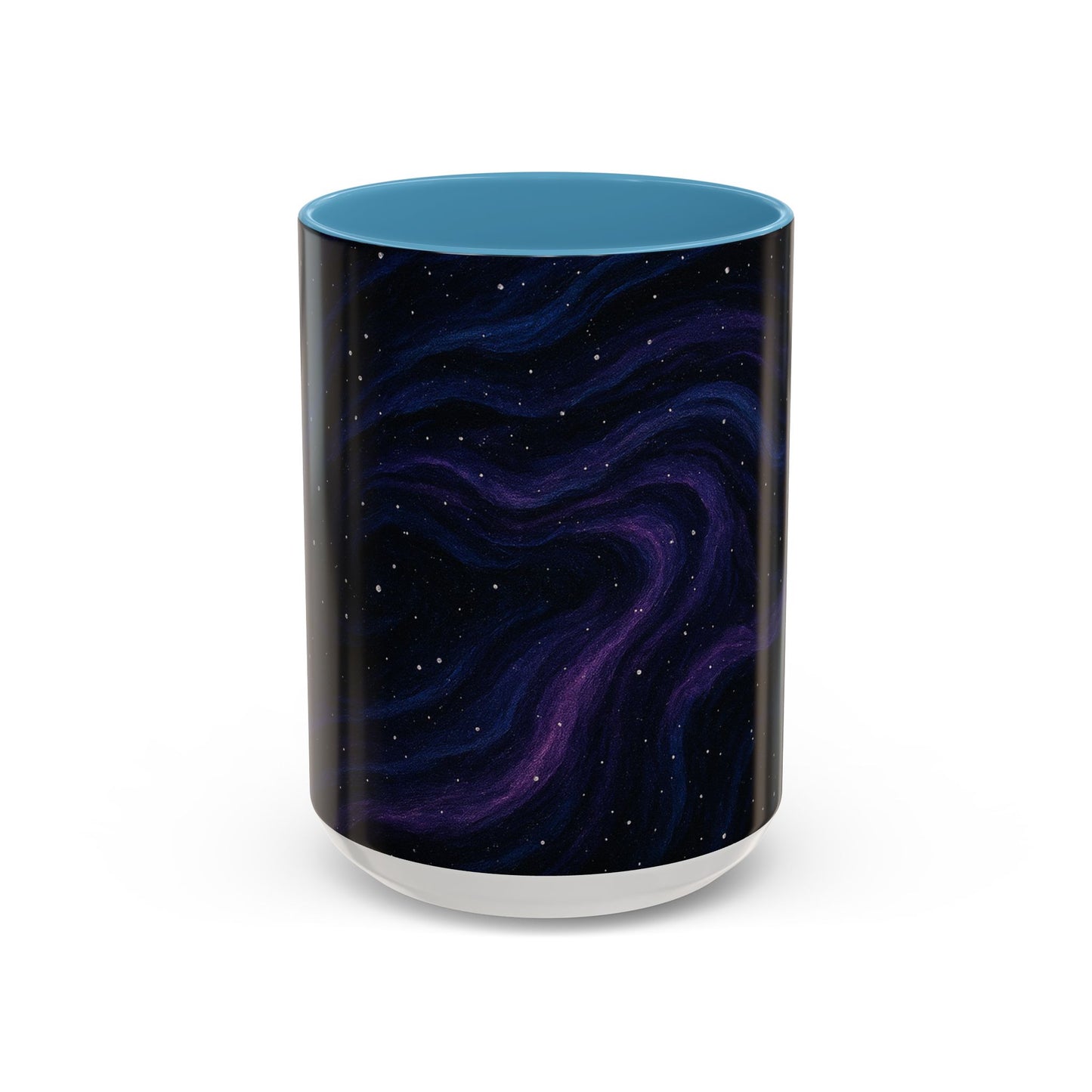 Stellar Drift Abstract Mug – Deep Space Swirl Full-Wrap