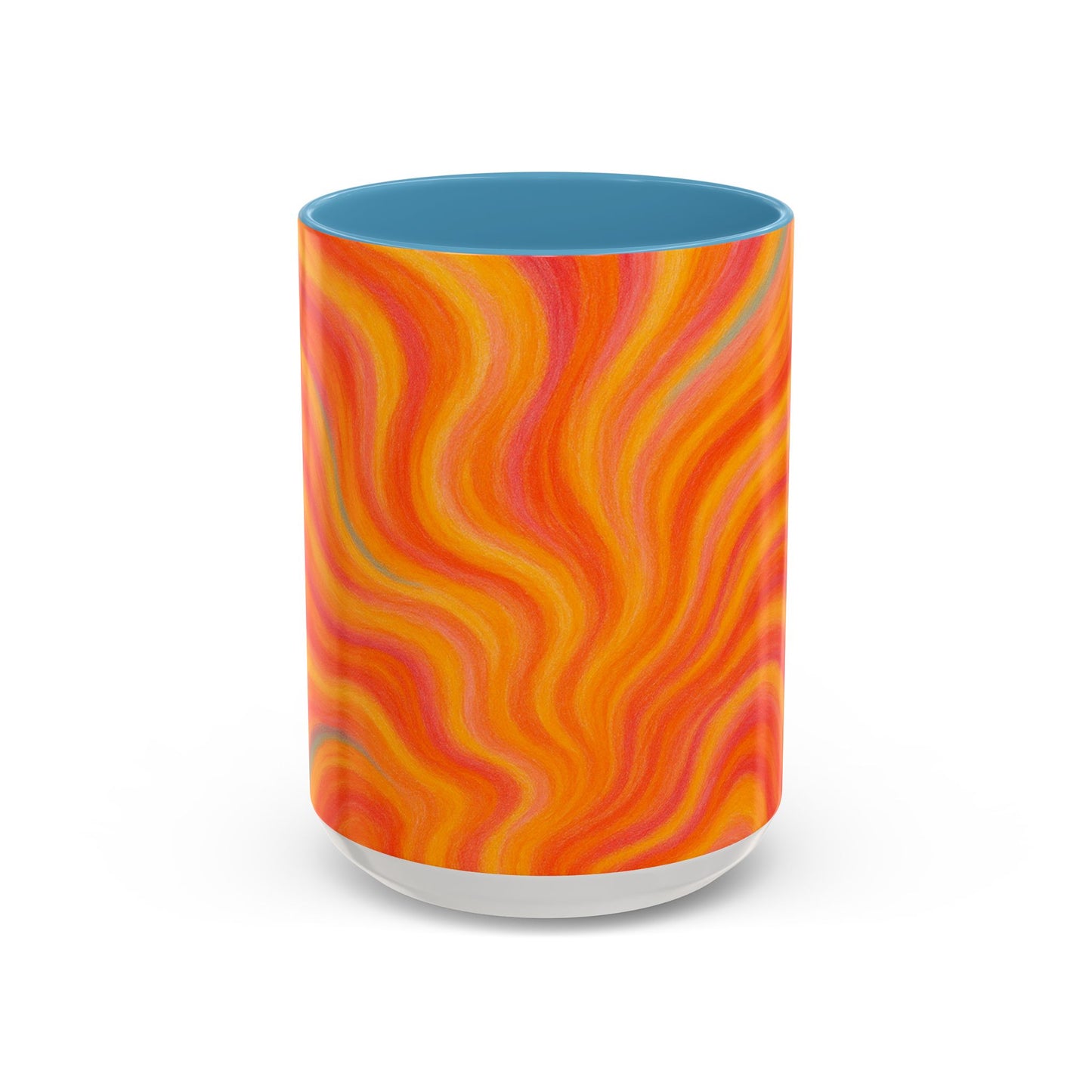 Solar Burst Abstract Mug – Radiant Full-Wrap Design