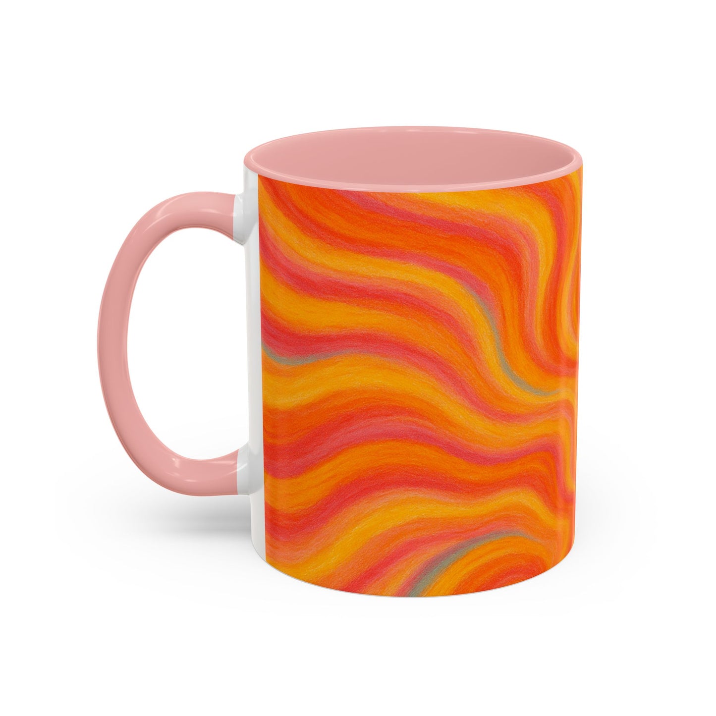 Solar Burst Abstract Mug – Radiant Full-Wrap Design