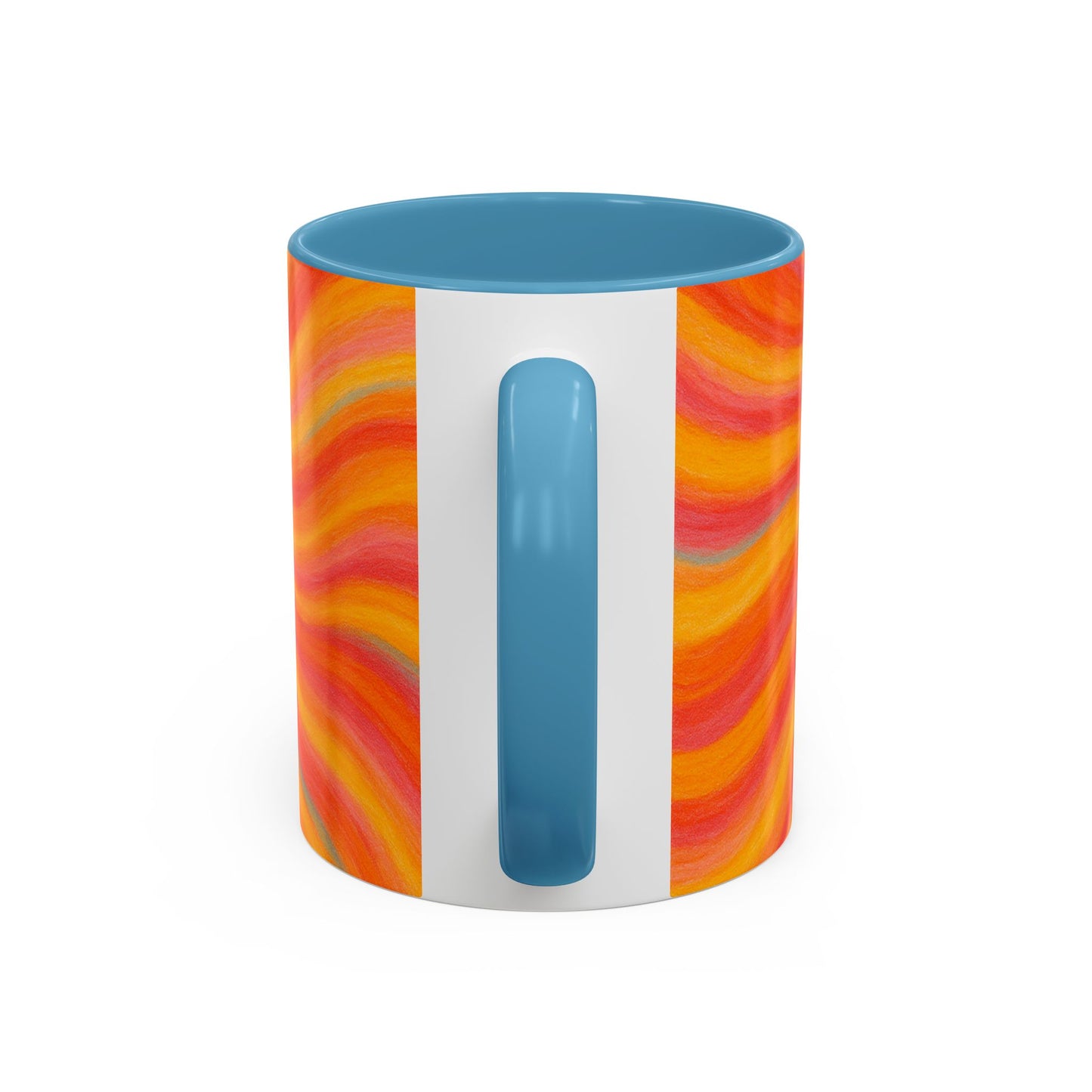 Solar Burst Abstract Mug – Radiant Full-Wrap Design