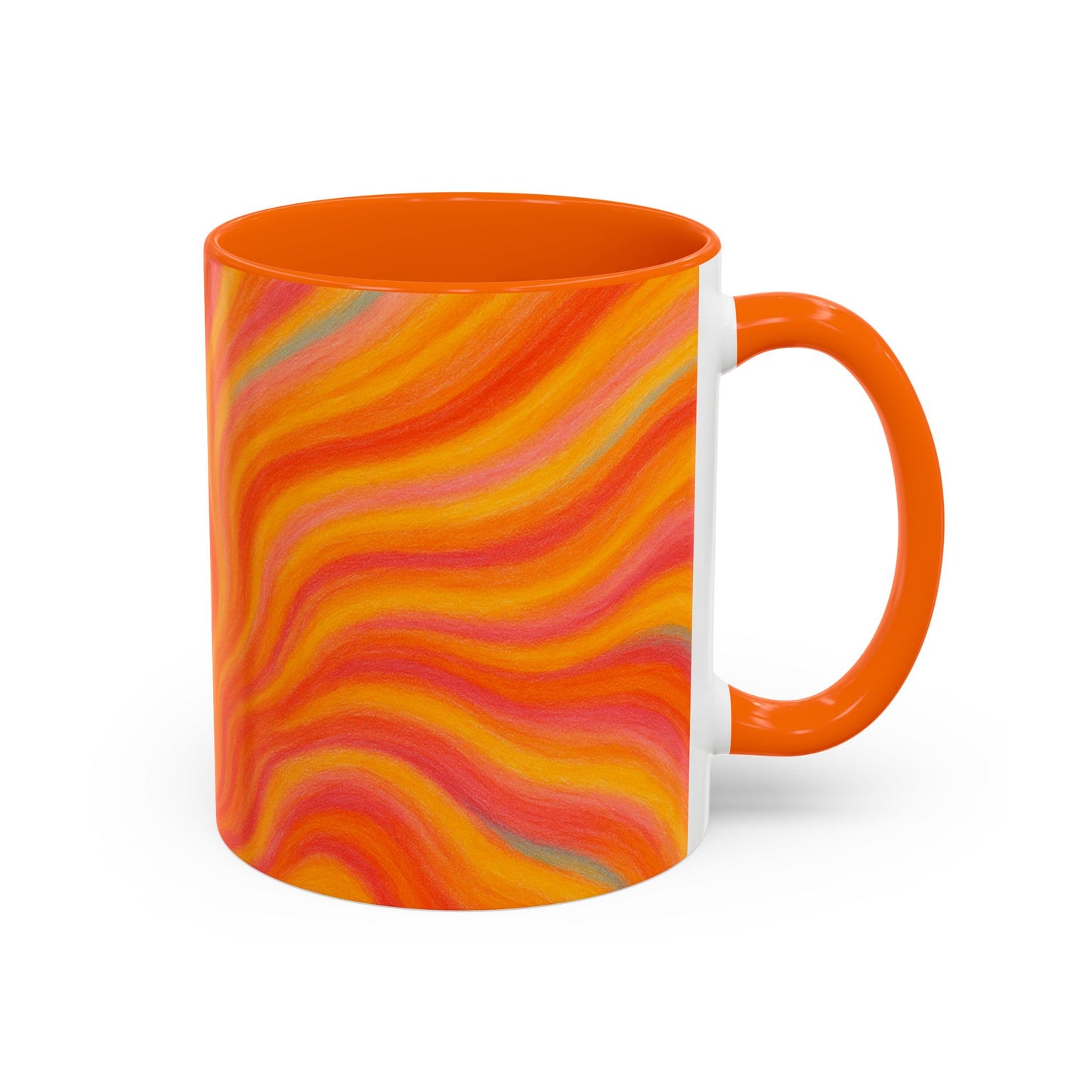 Solar Burst Abstract Mug – Radiant Full-Wrap Design