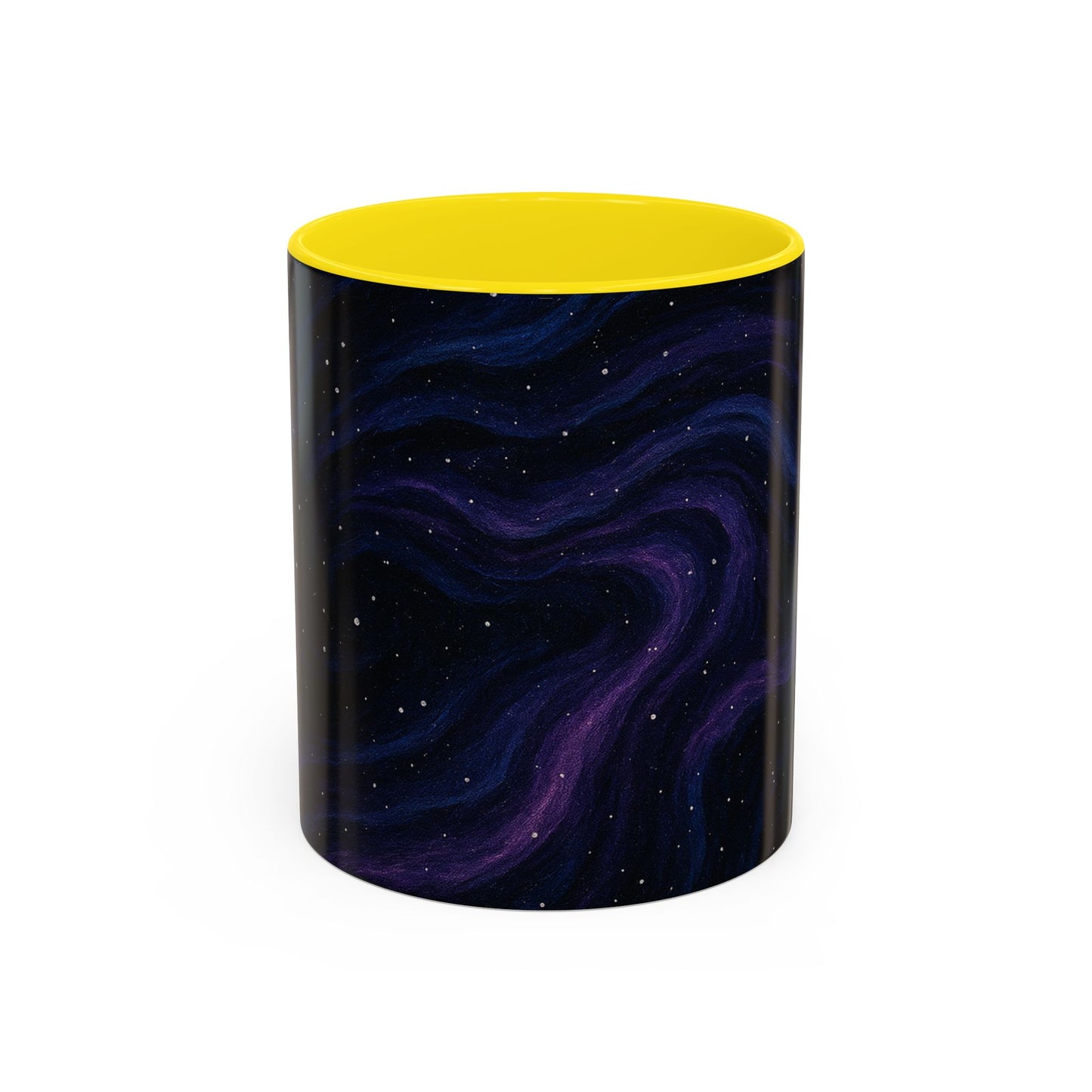 Stellar Drift Abstract Mug – Deep Space Swirl Full-Wrap