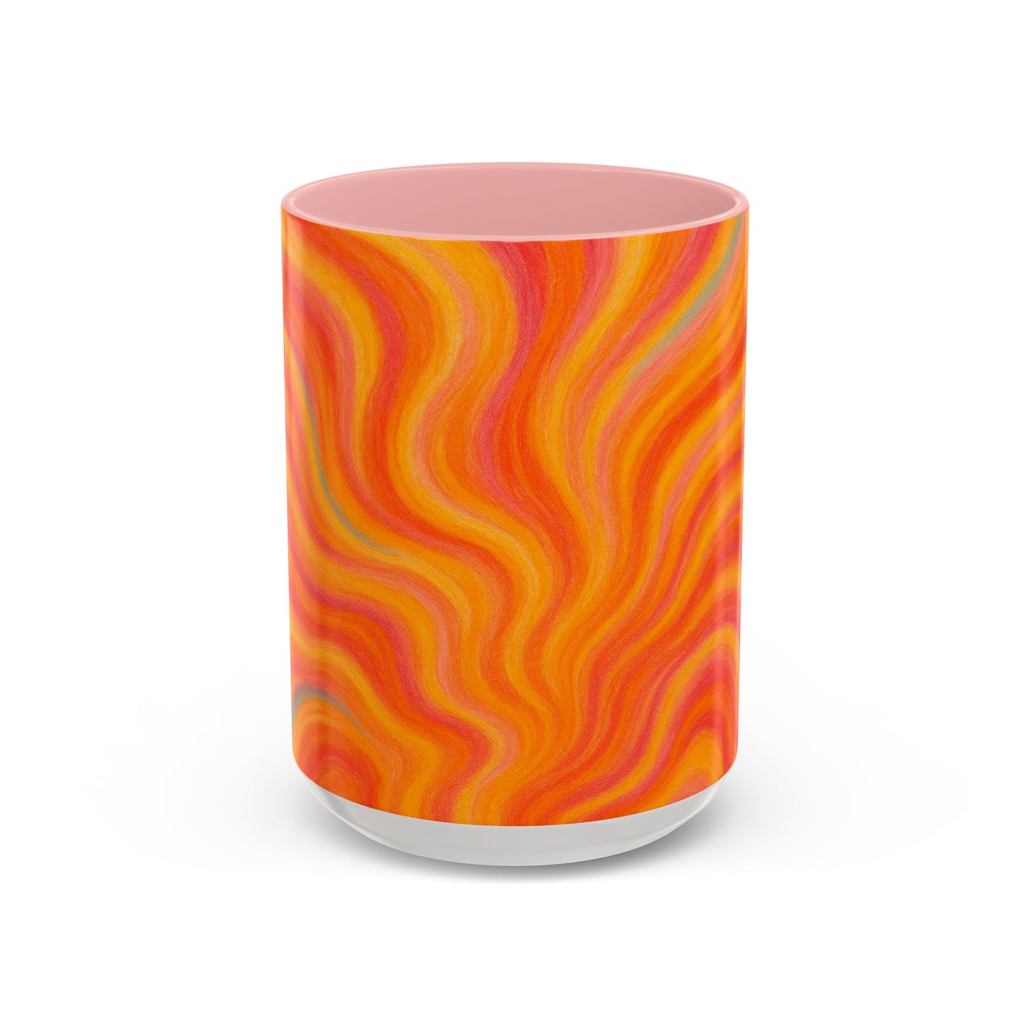 Solar Burst Abstract Mug – Radiant Full-Wrap Design