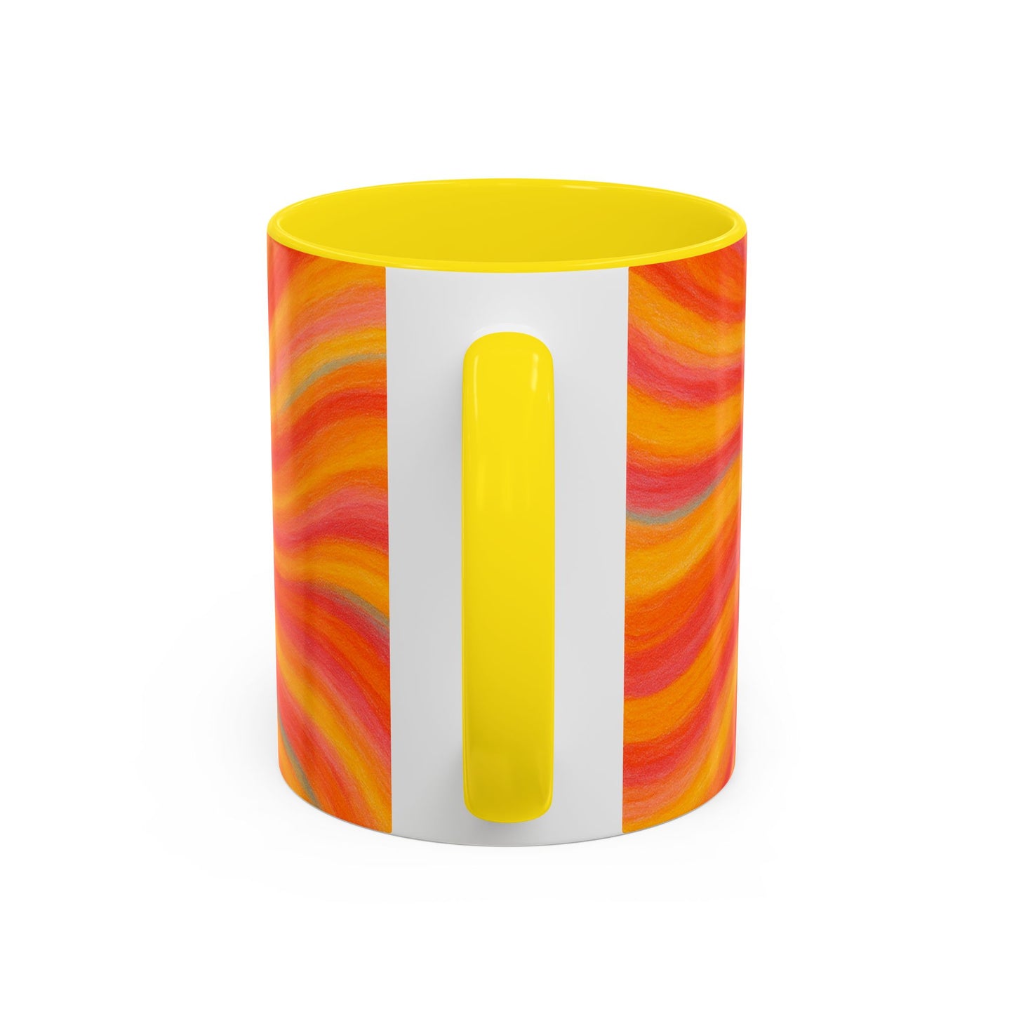 Solar Burst Abstract Mug – Radiant Full-Wrap Design