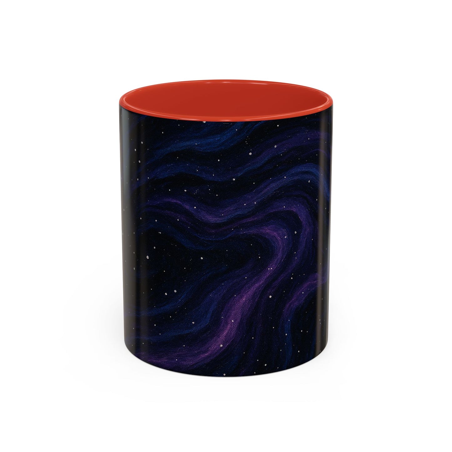 Stellar Drift Abstract Mug – Deep Space Swirl Full-Wrap