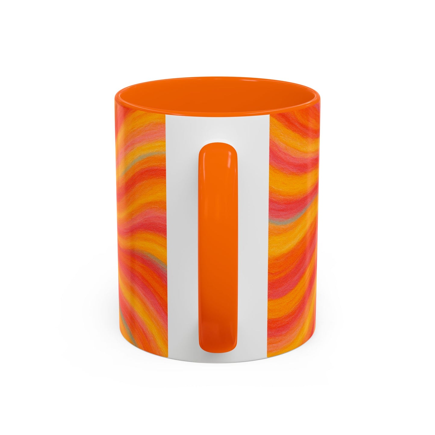 Solar Burst Abstract Mug – Radiant Full-Wrap Design