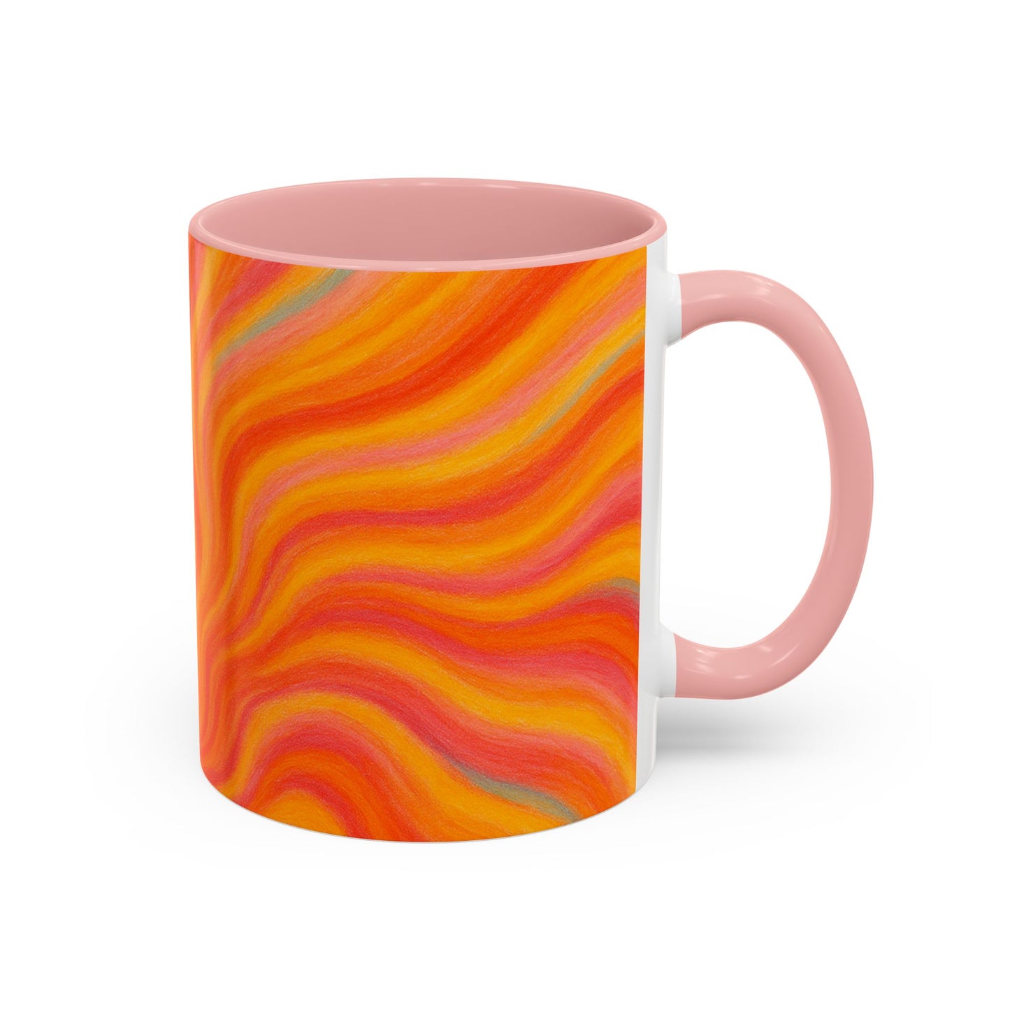 Solar Burst Abstract Mug – Radiant Full-Wrap Design