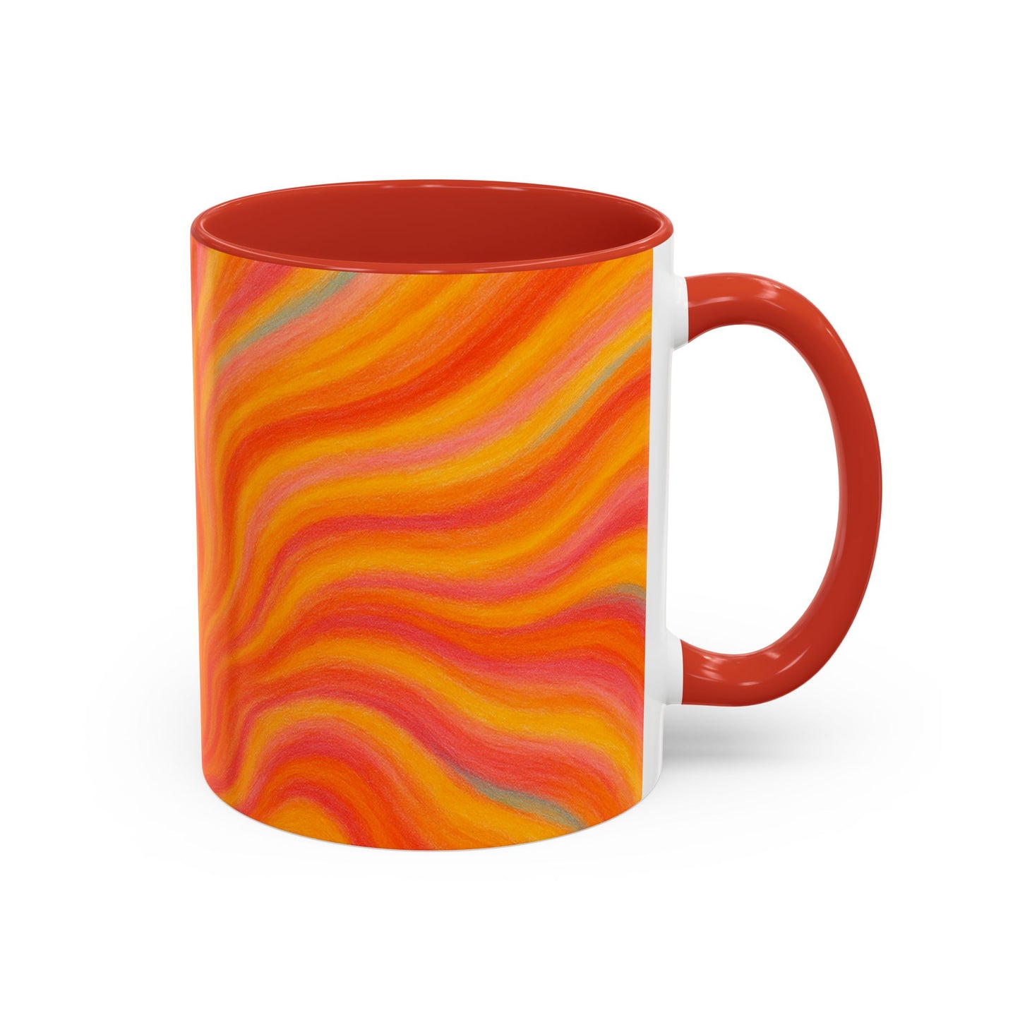 Solar Burst Abstract Mug – Radiant Full-Wrap Design