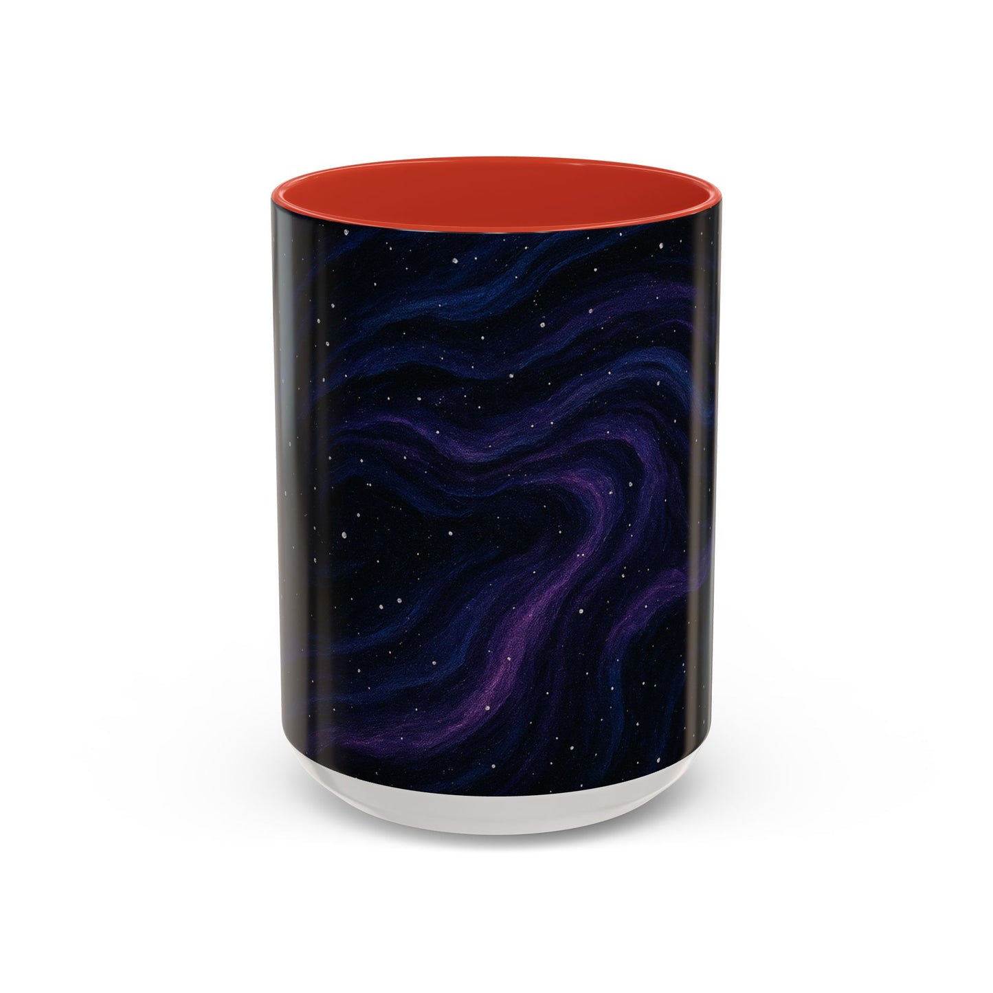 Stellar Drift Abstract Mug – Deep Space Swirl Full-Wrap