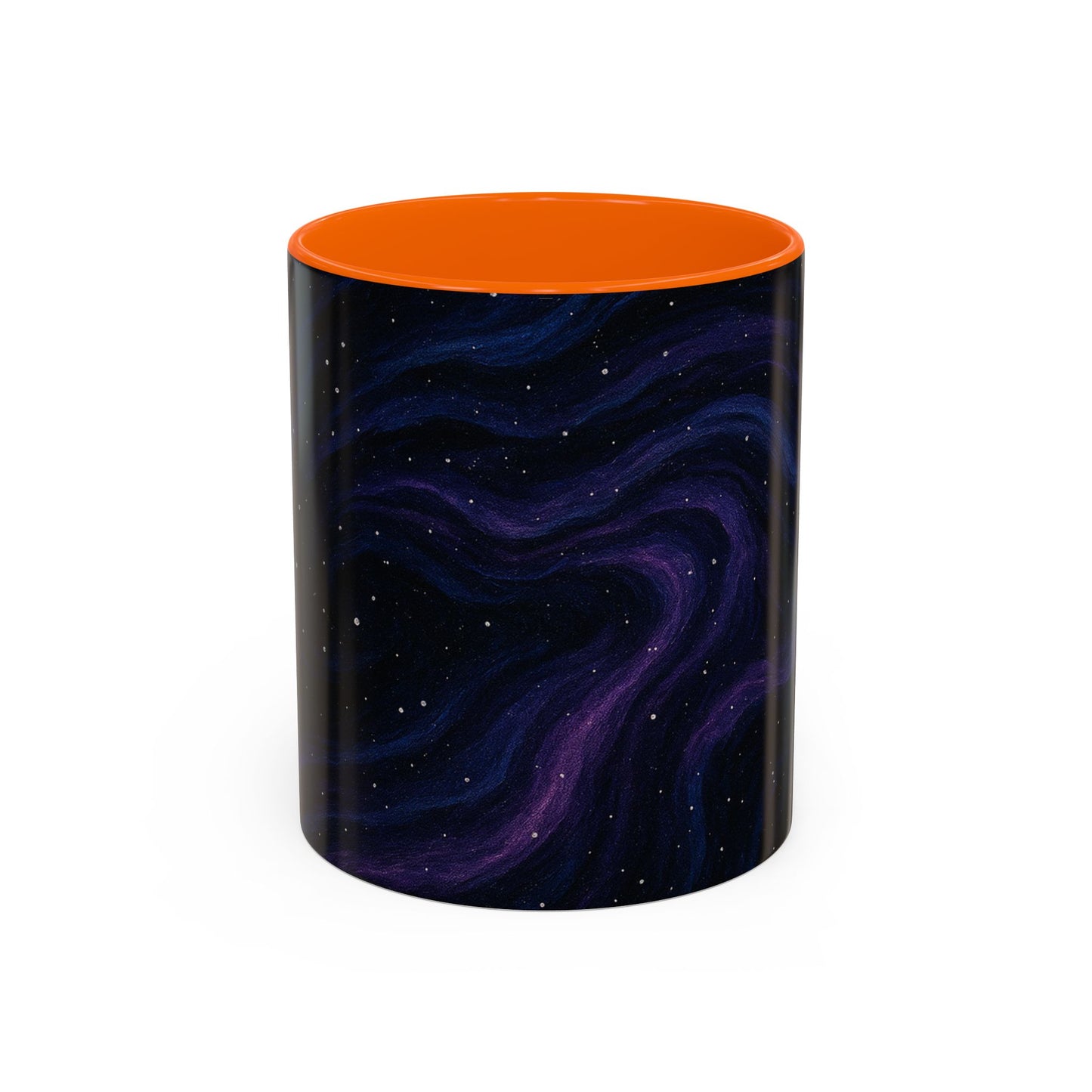 Stellar Drift Abstract Mug – Deep Space Swirl Full-Wrap