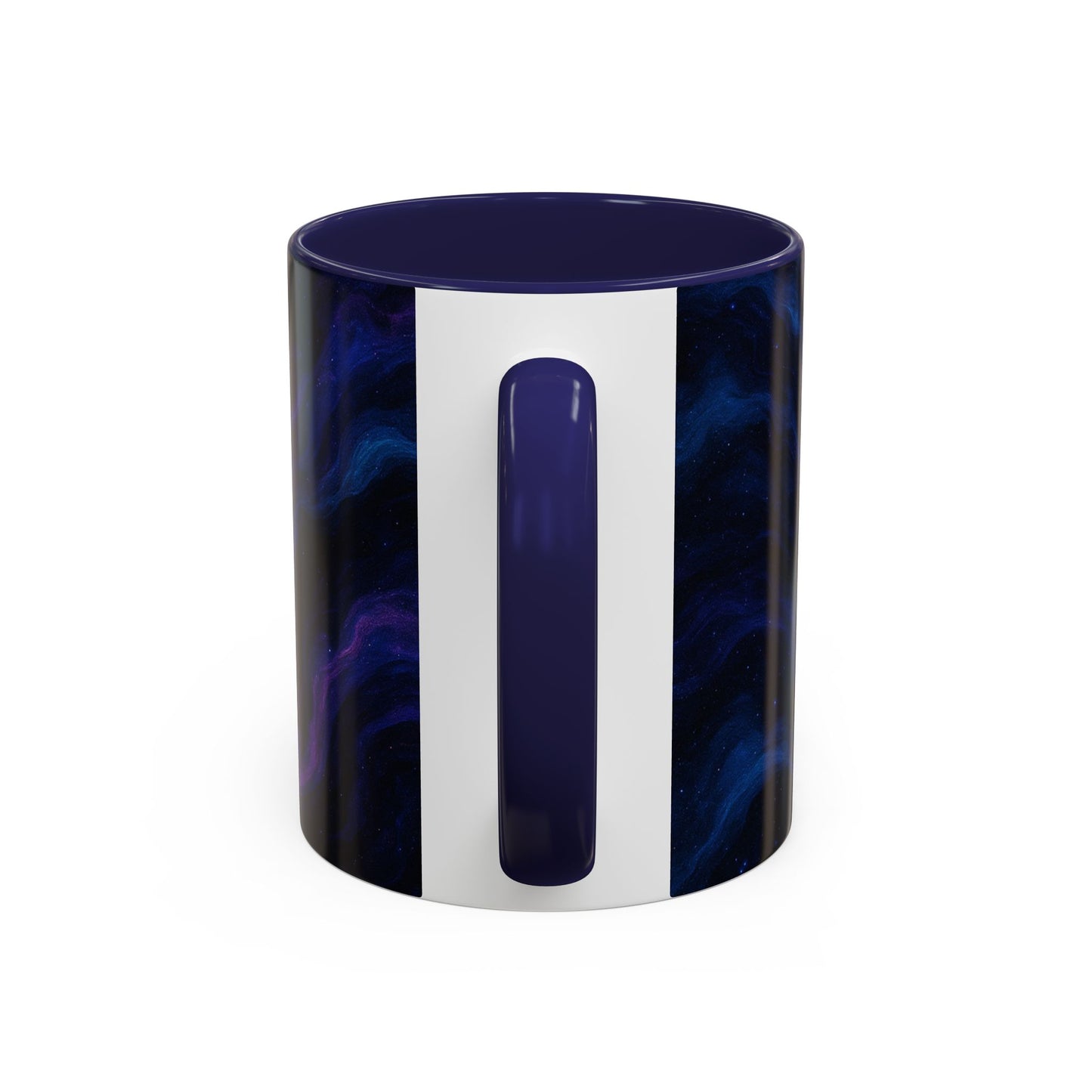 Cosmic Waves Abstract Mug – Galaxy Swirl Full-Wrap Design