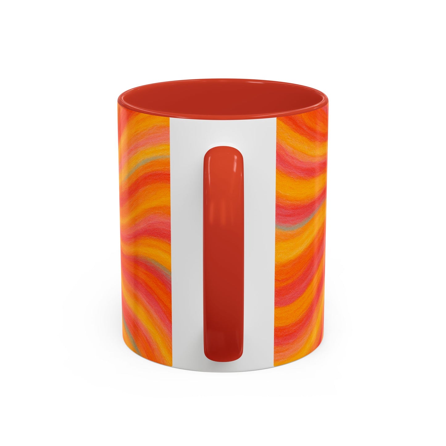 Solar Burst Abstract Mug – Radiant Full-Wrap Design