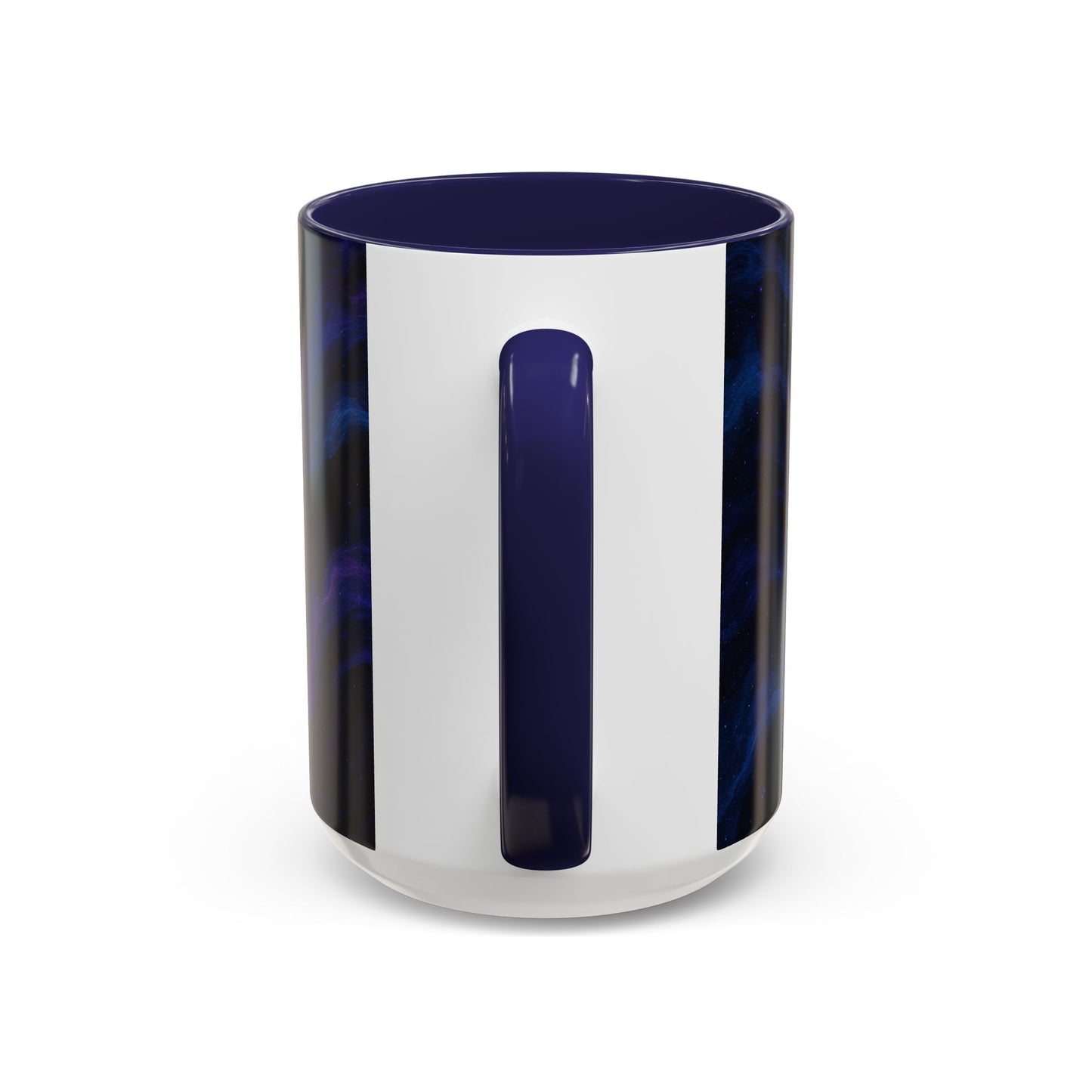 Cosmic Waves Abstract Mug – Galaxy Swirl Full-Wrap Design