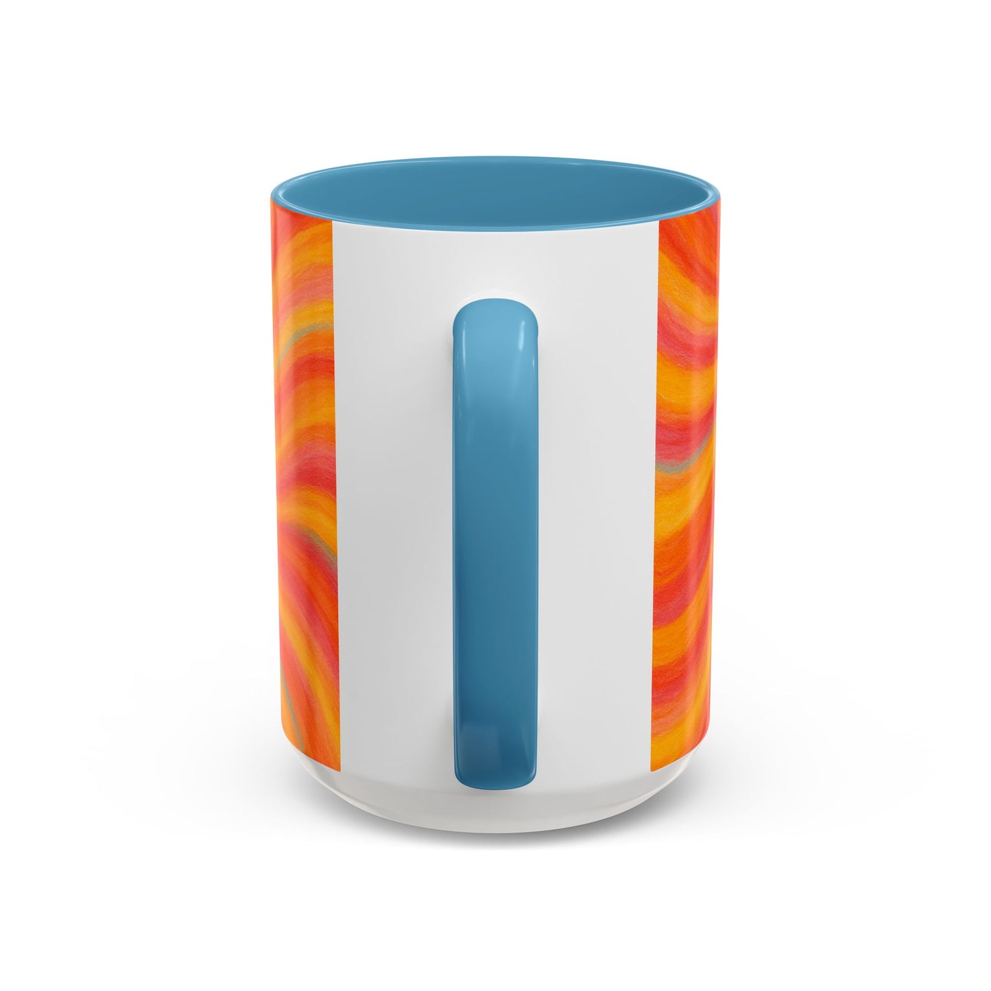 Solar Burst Abstract Mug – Radiant Full-Wrap Design