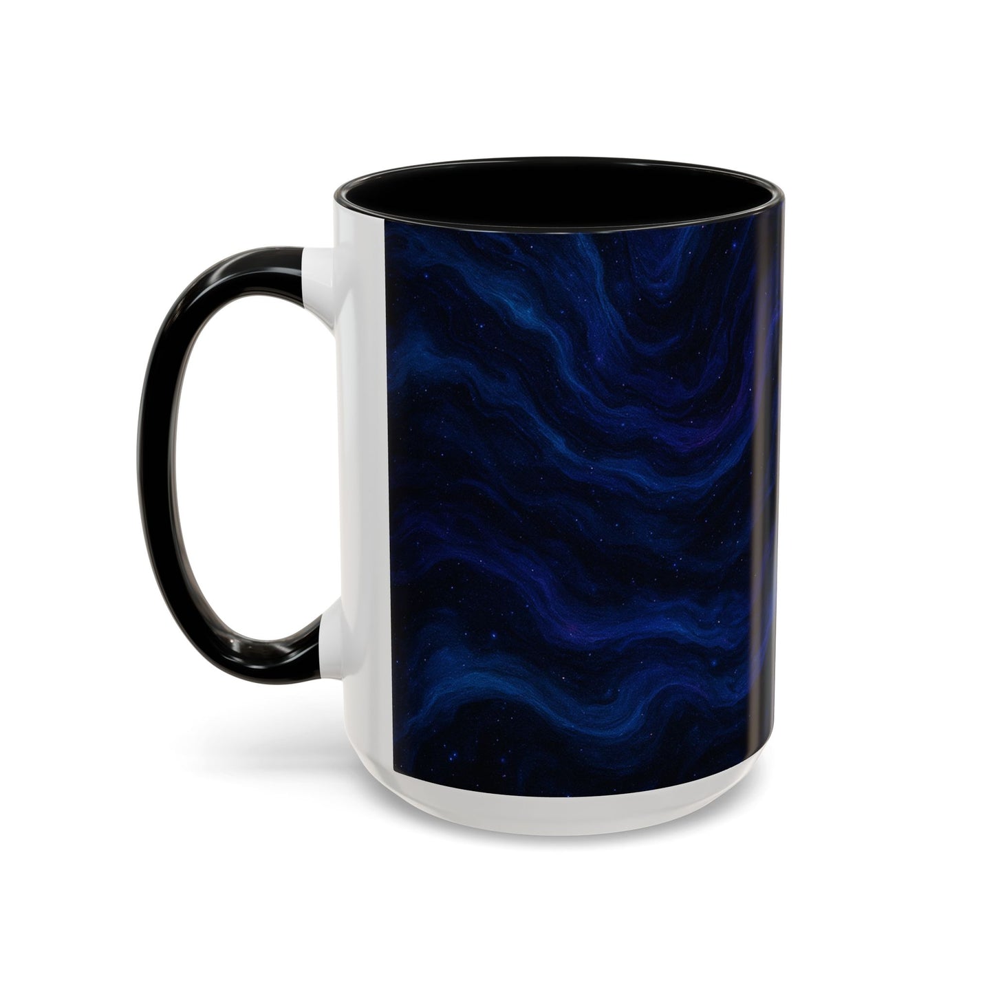 Cosmic Waves Abstract Mug – Galaxy Swirl Full-Wrap Design