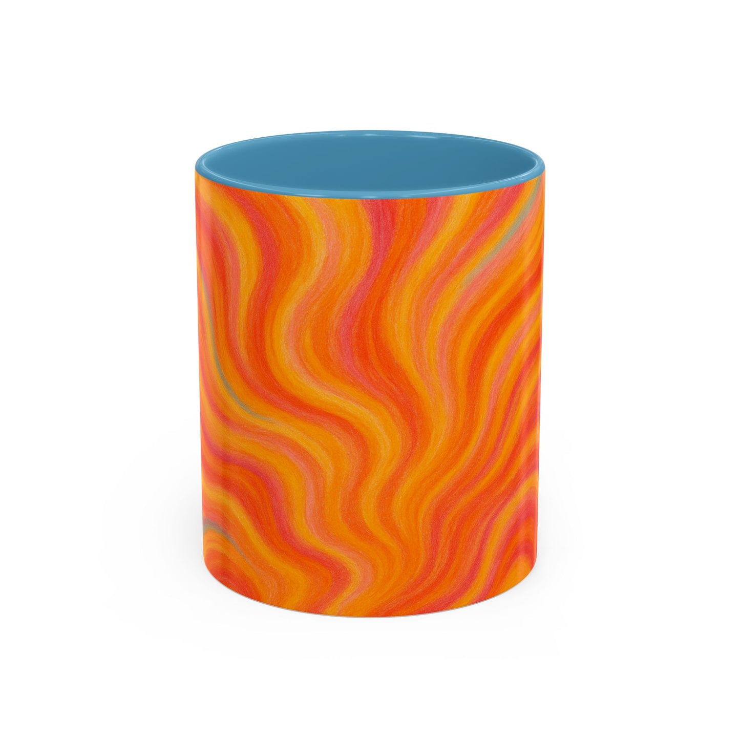 Solar Burst Abstract Mug – Radiant Full-Wrap Design