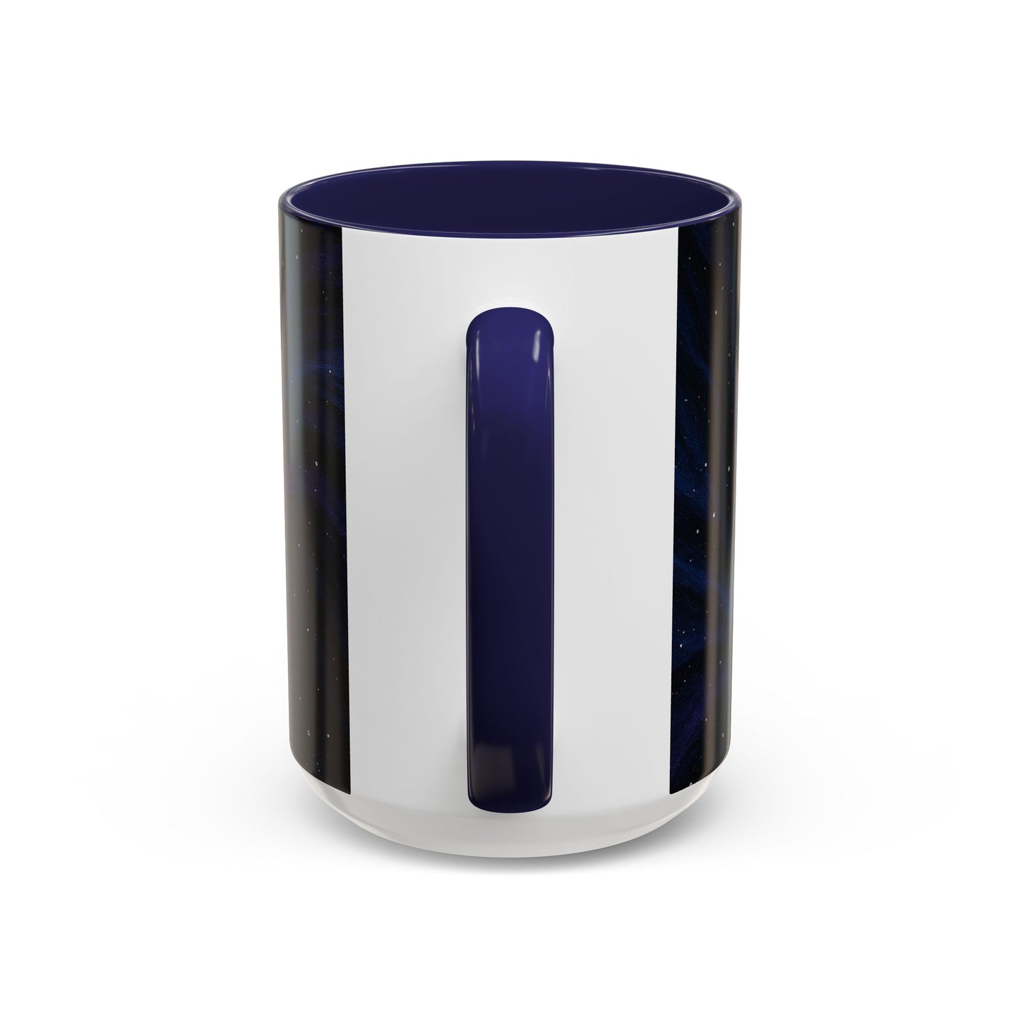 Stellar Drift Abstract Mug – Deep Space Swirl Full-Wrap