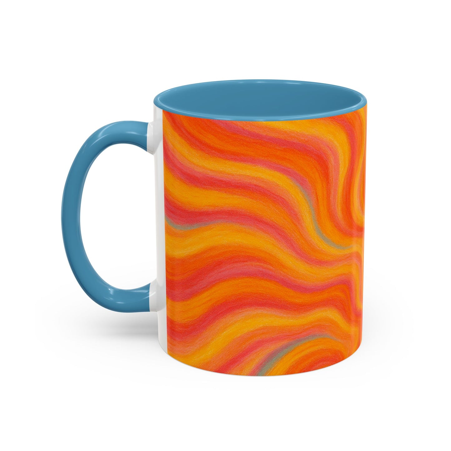 Solar Burst Abstract Mug – Radiant Full-Wrap Design
